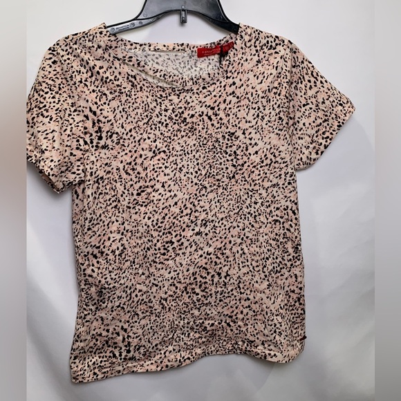 N:PHILANTHROPY
HARLOW PRINTED DISTRESSED T-SHIRT Pink Leopard Print New XS - Picture 8 of 12